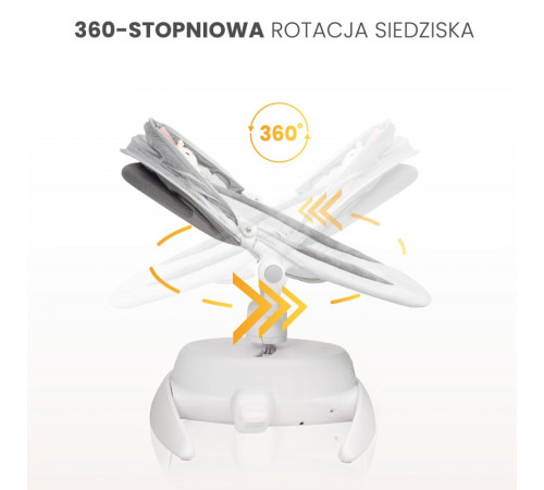 caretero-8005 Электронные качели "opti" (до 9 кг.) бежевый