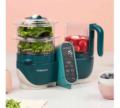 babymoov  a001136 robot multifunctional 6 in 1 "nutribaby+ opal green"