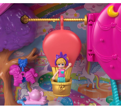 polly pocket hyd96 Игровой набор "Единорог: Вечеринка!"