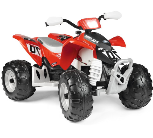 Peg Perego ATV cu acumulator Polaris OUTLAW rosu/negru  peg perego atv cu acumulator polaris outlaw rosu/negru
