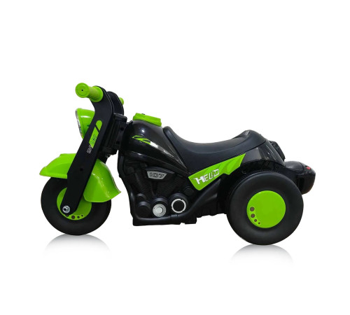 chipolino rocbr0263gr tolocar muzical "bubble rider" (verde)
