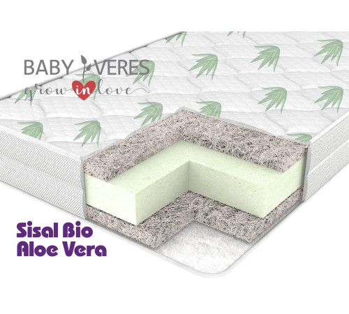 veres 50.7.12 Матрас "sisal bio aloe vera" (120 x 60 x 10 см.)