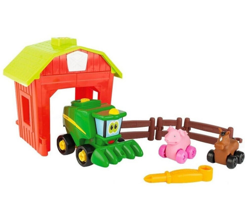 tomy 47210 set de joc "fermă" cu combină de recoltat corey