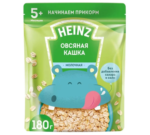 Детское питание в Молдове heinz Каша овсяная молочная (5 м+) 180 гр.