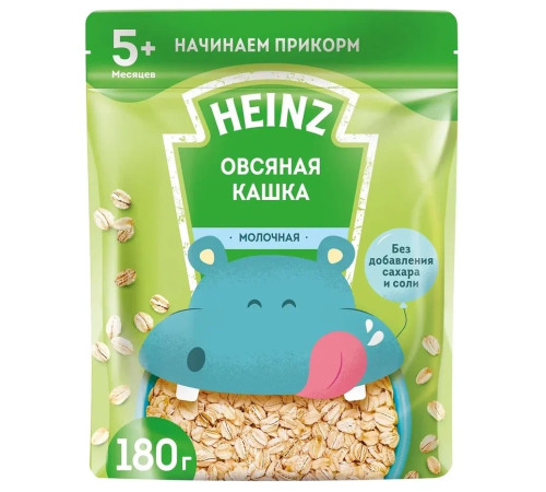  heinz terci de ovăz cu lapte (5 m+) 180 g.