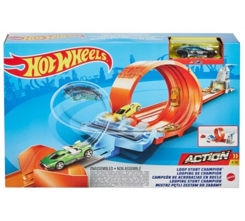  hot wheels gtv13 Трек "Чемпион из трюков в петле"