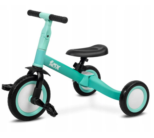 toyz-0275 Трехколесный велосипед 3-в-1 "fox" бирюзовый