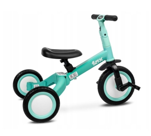 toyz-0275 Трехколесный велосипед 3-в-1 "fox" бирюзовый