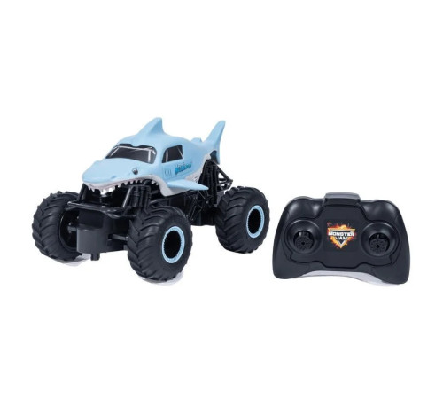 spin master 6044952 monster truck cu radio control "monster jam, megalodon 1:24"