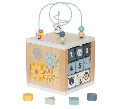 Детский&nbsp;магазин в Кишиневе в Молдове baby mix 58894 Куб интерактивный montessori wood "Сафари"