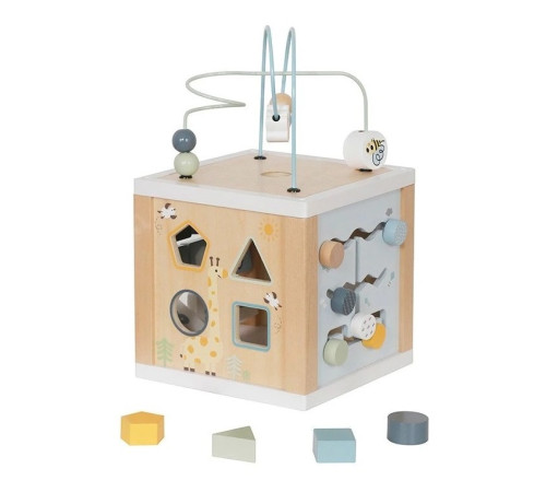 baby mix 58894 Куб интерактивный montessori wood "Сафари"