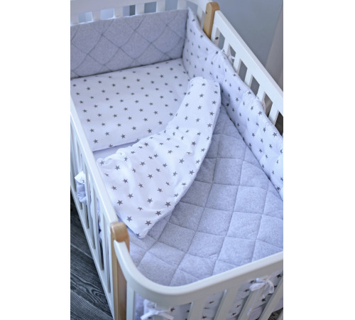 veres 218.14 Постельное белье &laquo;velour stars&raquo; серое (5ед.)