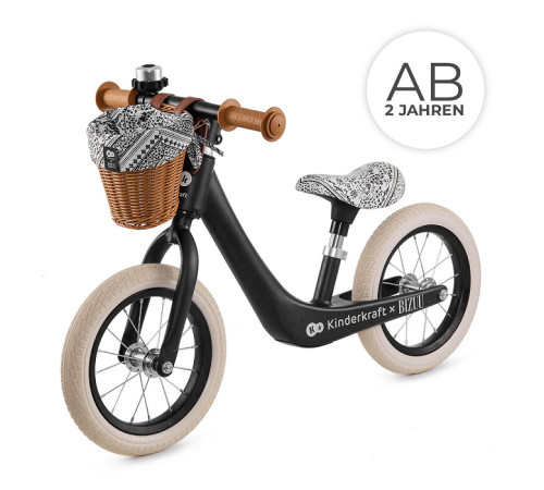 kinderkraft Беговел rapid 2 bizuu чёрный