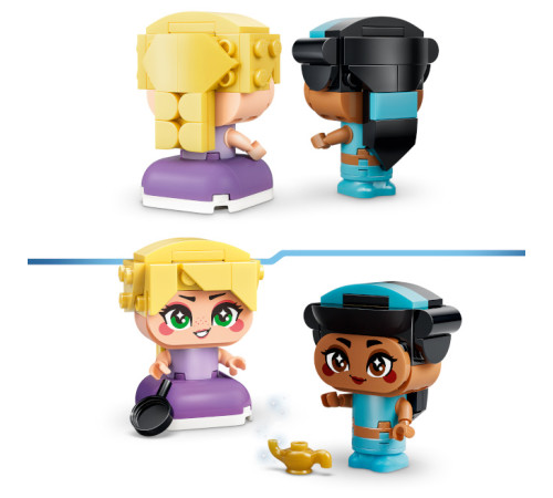 lego disney 43303 constructor "mini jasmine și rapunzel" (59 el.)