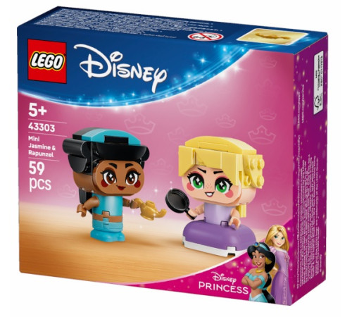  lego disney 43303 Конструктор "Мини Жасмин и Мини Рапунцель" (59 дет.)