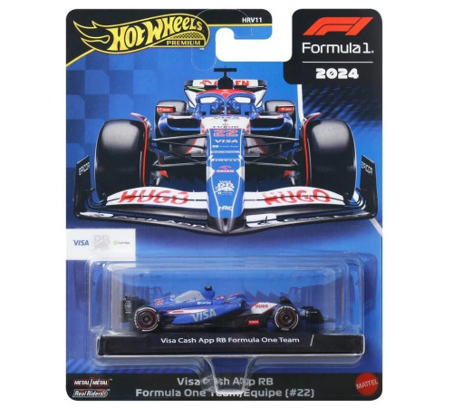 hot wheels hrv11 Гоночная машинка Формулы-1 (в асс.) 