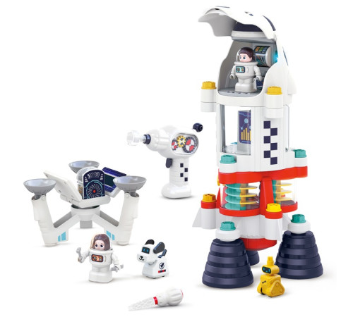 hola toys me8983 Игровой набор miukids "Космическая ракета"