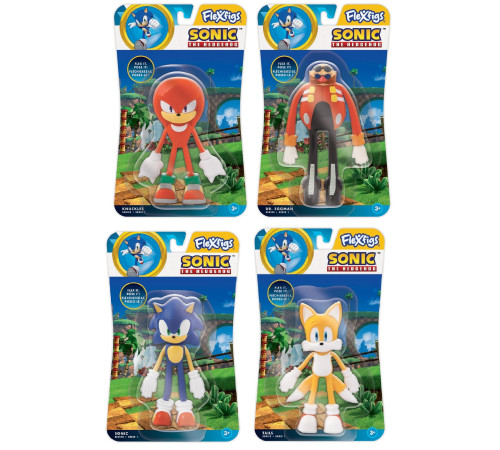 Sonic the Hedgehog 55219TCG Figurina elastică "Sonic" (15 cm) în sort.  sonic the hedgehog 55219tcg figurina elastică "sonic" (15 cm) în sort.