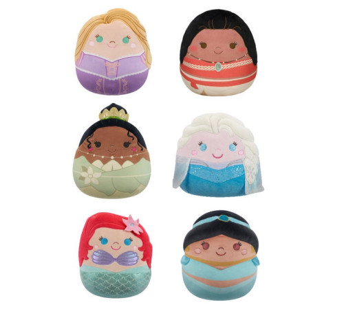 squishmallows sqjw8dis jucărie de plus "disney princess" (20 cm.) in sort.