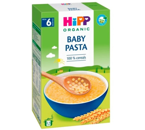 hipp 3992 pasta organica pentru copii (6 m +) 320 gr.