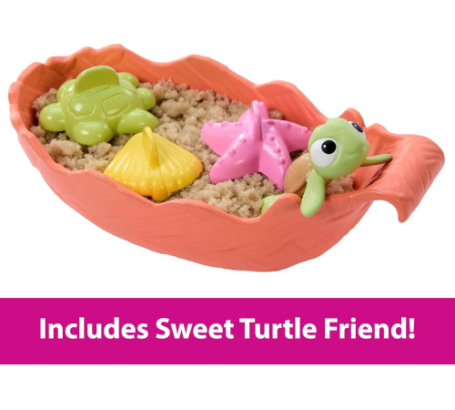 disney princess jfc40 păpușa "prințesa moana" din seria "prietenii mării" cu nisip