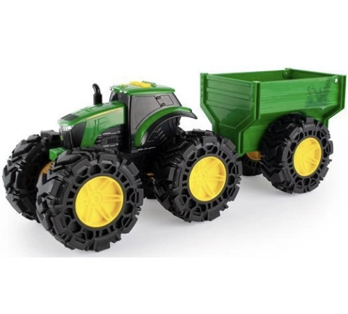  tomy tractor cu remorcă john deere monster treads 47353 34467