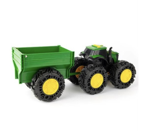 tomy Трактор с прицепом john deere monster treads 47353 34467