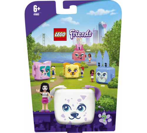 Детский магазин в Кишиневе в Молдове lego friends 41663 Конструктор "Кьюб Эммы с далматинцем" (41 дет.)