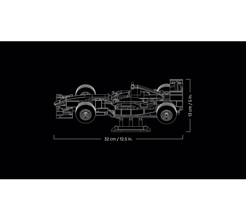 lego icons 11375 constructor "ferrari f2004 și michael schumacher" (735 el.)
