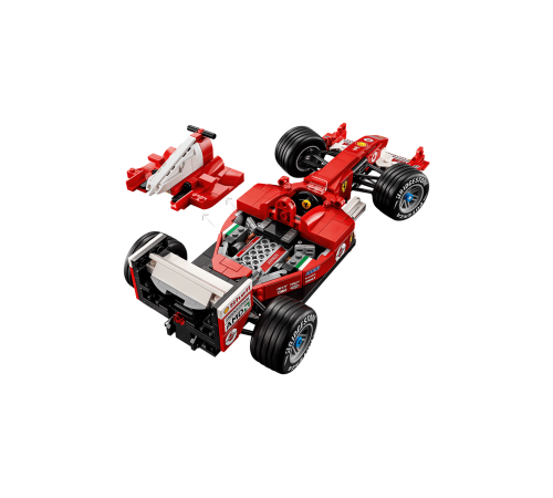 lego icons 11375 constructor "ferrari f2004 și michael schumacher" (735 el.)