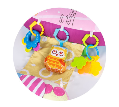 chipolino pwb025022pi pernă multifuncțională 5 în 1 pentru bebeluși (roz)