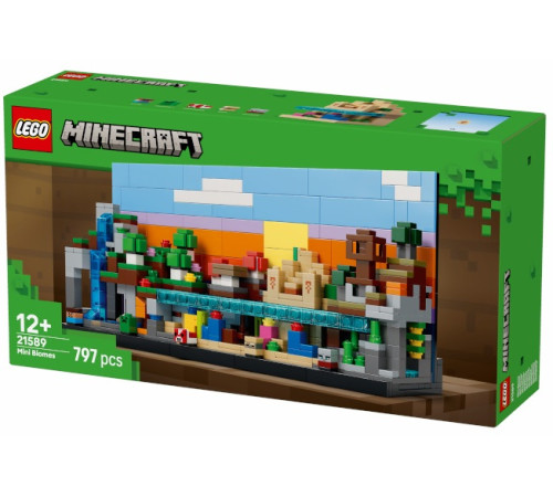 Детский&nbsp;магазин в Кишиневе в Молдове lego minecraft 21589 Конструктор "Мини-биомы" (797 дет.)