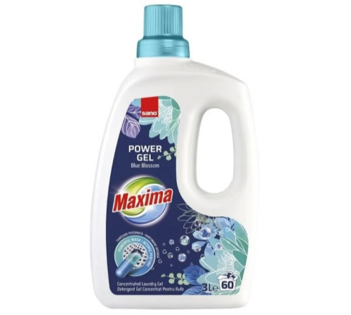 sano maxima detergent gel de rufe "blue blossom" (3 l.) 993208