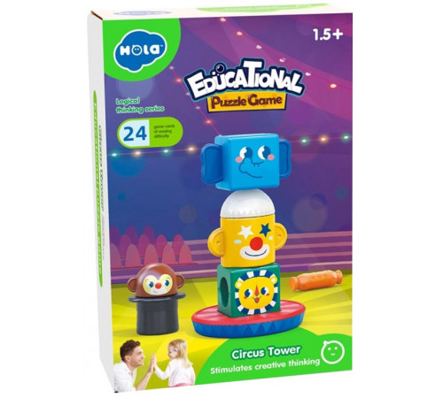 Jucării pentru Copii - Magazin Online de Jucării ieftine in Chisinau Baby-Boom in Moldova hola toys e7981 piramida "turnul circului"