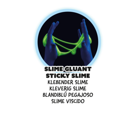 buki bk2162 set de fabricare slime "mega fluo & glow"