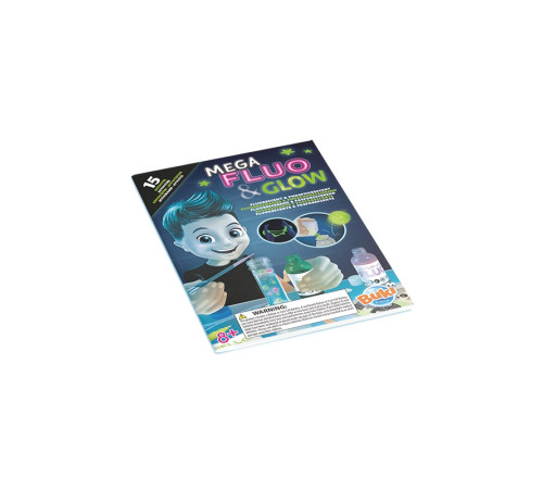 buki bk2162 set de fabricare slime "mega fluo & glow"