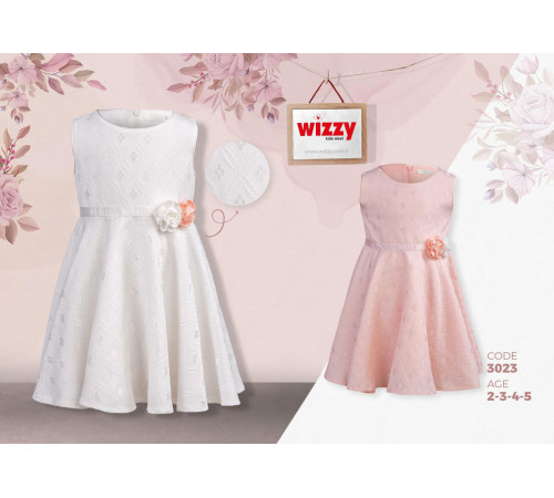  wizzy 3023 rochie (2-3-4-5 ani.) in sort.