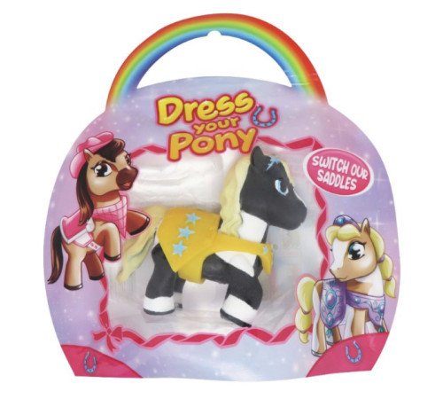 dress your pony dir-l-20002 figurine costumate de ponei (in sort.)