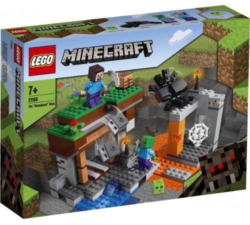 lego minecraft 21166 constructorul "mina abandonată" (248 el.)