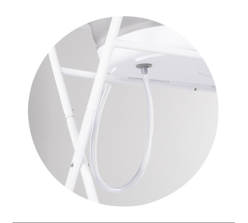 chipolino vksli0251gy cadă cu suport "slim' (86 cm) gri