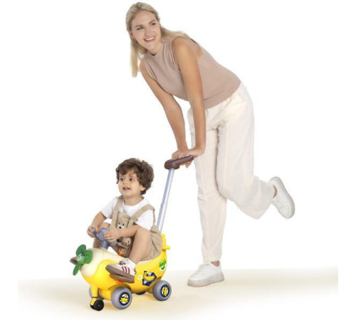 hola toys he9983 mașinuță avion 4-&icirc;n-1 "banana"