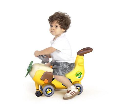 hola toys he9983 mașinuță avion 4-&icirc;n-1 "banana"