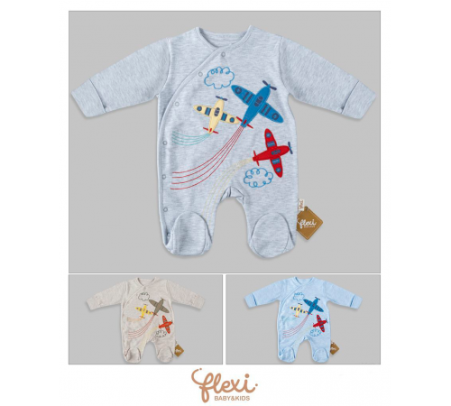 Flexi 213871 Комбинезон "Самолёт" (56-62-68 см.) в асс. flexi 213871 Комбинезон "Самолёт" (56-62-68 см.) в асс.