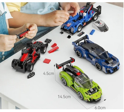 cada c55052w Конструктор "velocity hurricane" (165 дет.)