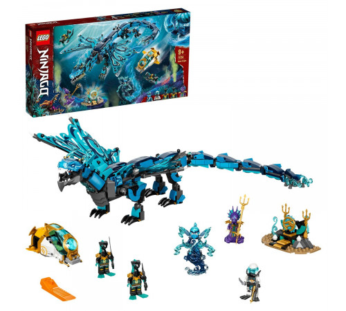 lego ninjago 71754 Конструктор "Водный дракон" (737 дет.)