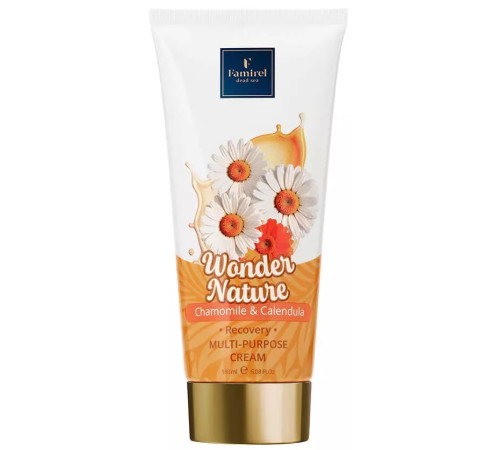  famirel cremă de corp regenerantă wonder nature mușețel și gălbenele (180 ml) 086202