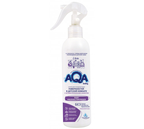  81.05 aqa baby spray pentru curățarea a tuturor suprafețelor in camera copiilor (300 ml.)