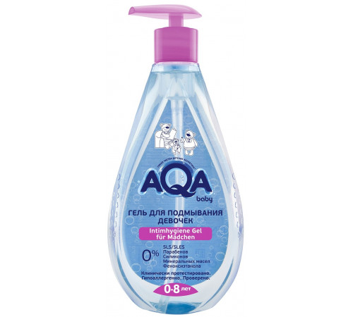 Косметика в Молдове 80.41 aqa baby Гель для интимной гигиены девочек (250 мл.)
