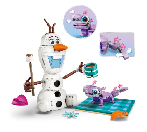 lego disney 43287 constructor "picnicul lui olaf și bruni" (478 el.)