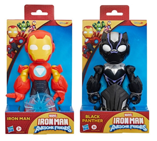  avengers g2023 figurină mare "marvel iron man and his awesome friends" (23 cm) in sort.